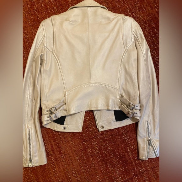 IRO Paris Asheville Lamb Leather Jacket FR 34 (XS) $1200 - Picture 6 of 11